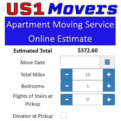 US1 Movers Apartment Moving Service Online Estimate