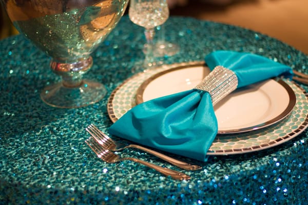 What's a party without a little bling? Table Wraps has all the hottest looks in table linens for every occasion.