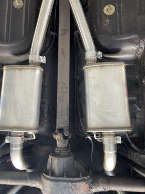 New Dual Mufflers