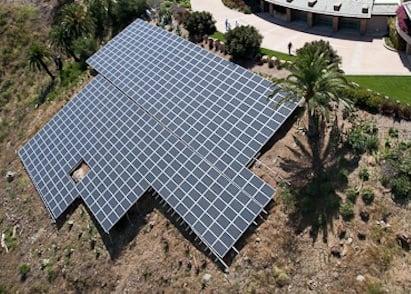 This 150 KW ground mount solar system - at the time (2009) was one of the largest residential solar system in the country.