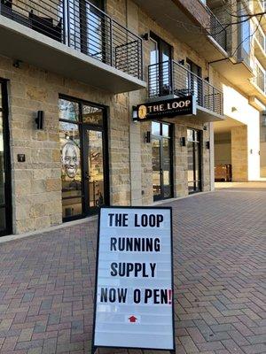 Open at the Gables! Near Pfluger Bridge, Seaholm District, etc. Minimalist store w/ all essential gear. Discounts for local run clubs!