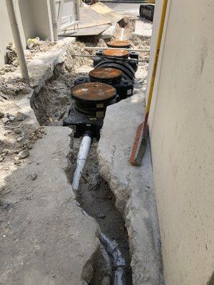 Grease traps Installation