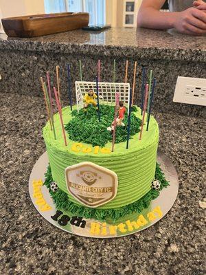 Soccer cake