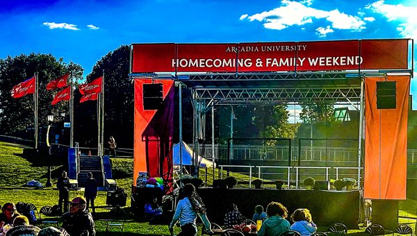 StageWorks SL100 takes center stage Homecoming Weekend @ Arcadia University.