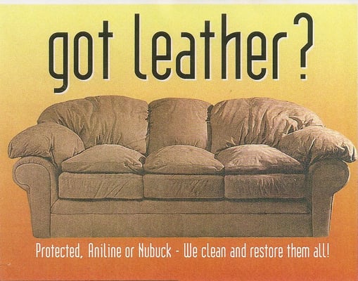 We clean & Polish all types of Leather Fabrics, Protect & Deodorize your Investments