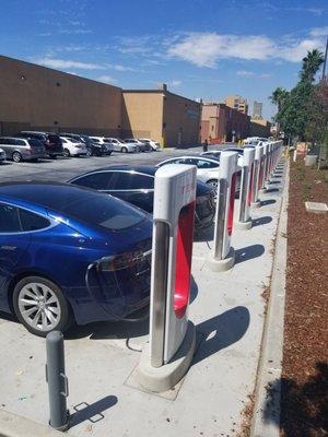 20 high output charging stalls behind the Citadel outlets.