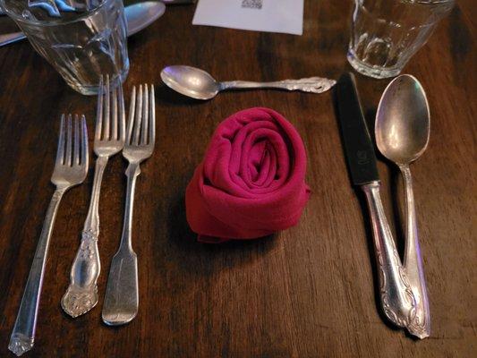 Beautiful table setting.