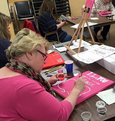 Craft classes at Morris Area Public Library