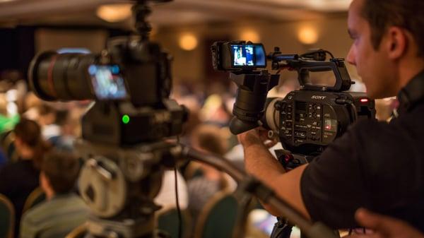 2-camera setup for an event conference we were filming in Scottsdale, Arizona