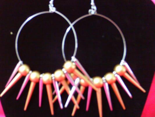 cute spike earrings