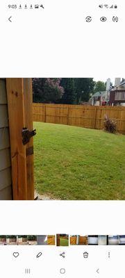 Wooden Fence Installation