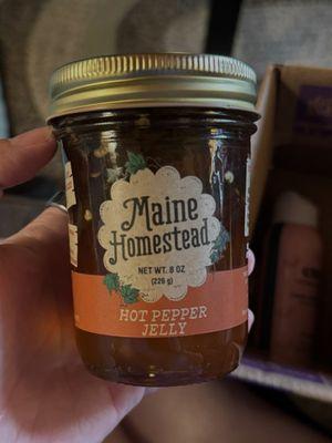 Hot pepper jelly!