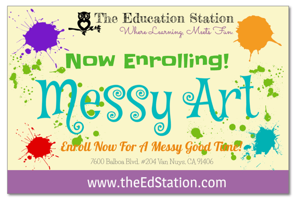 Enroll now for a Messy good time. www.theEdStation.com