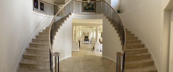 Marble staircase