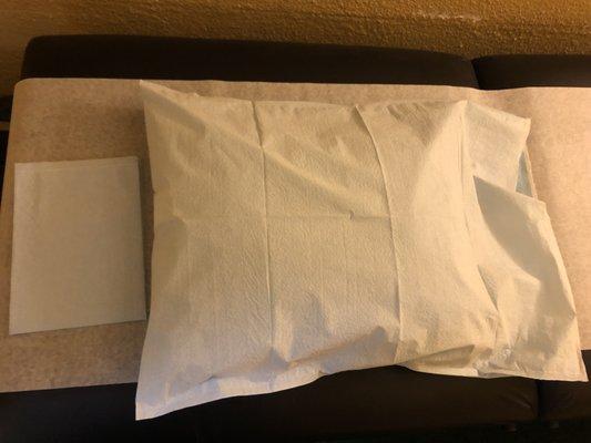 Disposable pillow covers