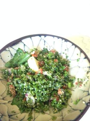 Tabbouleh was delicious and fresh!