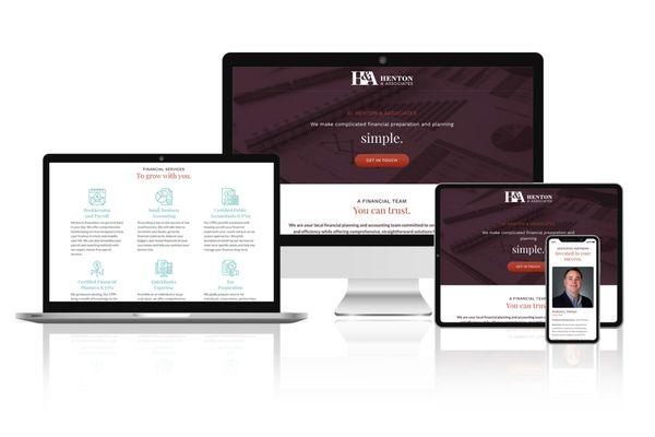 Henton & Associates CPA Website Design