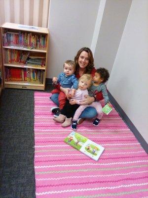 Our little ones love their library time!