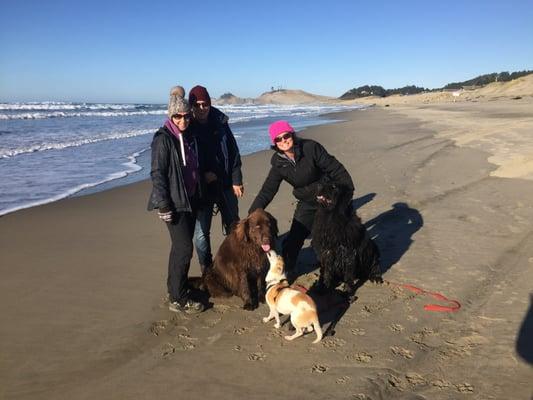 Pacific City with Henry,Oliver and Dobbers