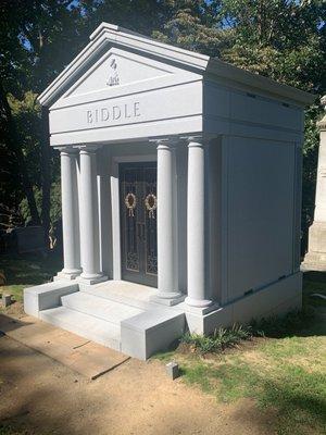 Mausoleum by Kline Memorials, The Oak Hill Cemetery, Washington DC