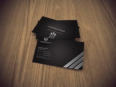 Full Color Business Cards and Flyers in one day custom business cards design