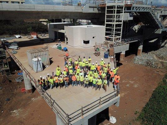 Team at a Construction Site