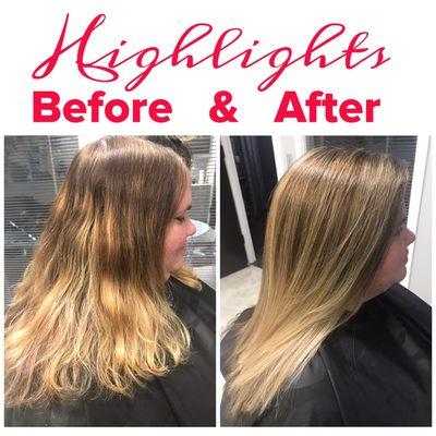 Full Highlights and Olaplex treatment