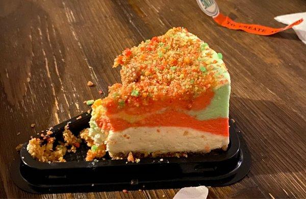 Sherbet cheesecake