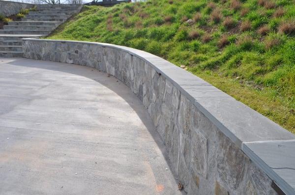 Blue Stone Wall