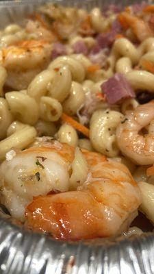 Seafood pasta salad