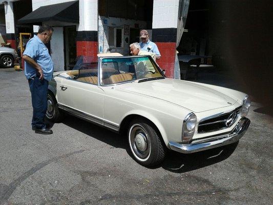 This is a complete we did 1966 Benz 320 worth 95k