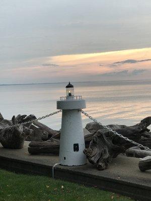 Outside lakefront view