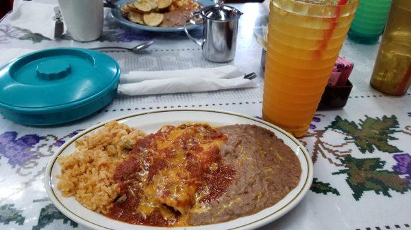 Enchilada dinner