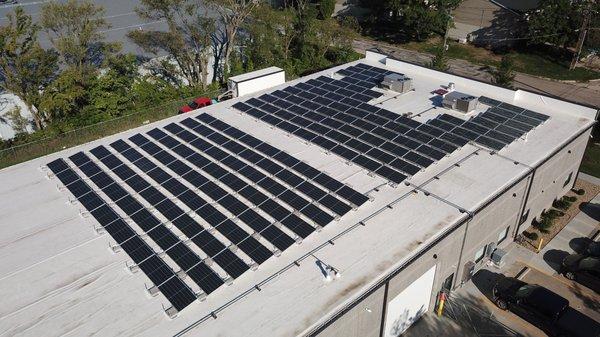 Eagle Point Solar Installation at Wired Production Group