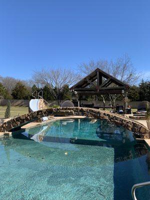 Great pool, although it was too cold in February to enjoy it