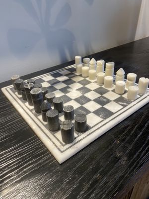 Chess set in common area