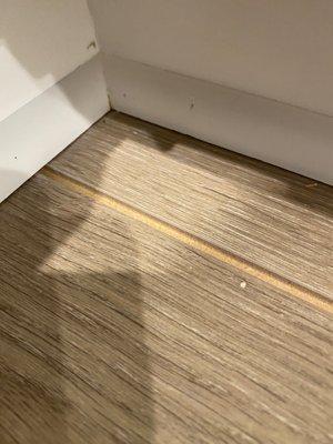 Separated flooring