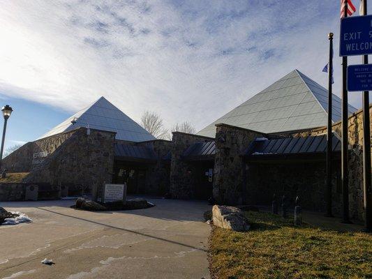 View of West Virginia Tourist Information Center