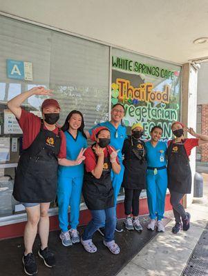 Pacific Oak Pharmacy and White Springs Cafe group photo!