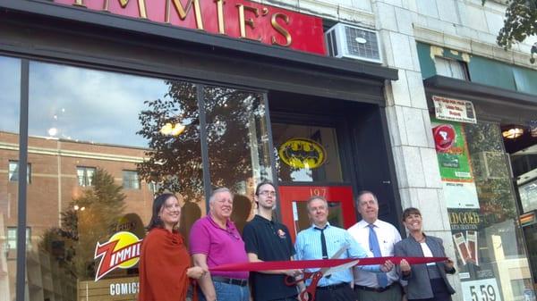 Grand Opening,Hillary Dow; City of Lewiston Mayor Robert Macdonald; Partners Daniel Bailey & Joe Loubier, Lincoln Jeffers, Patti Gagne, 2013