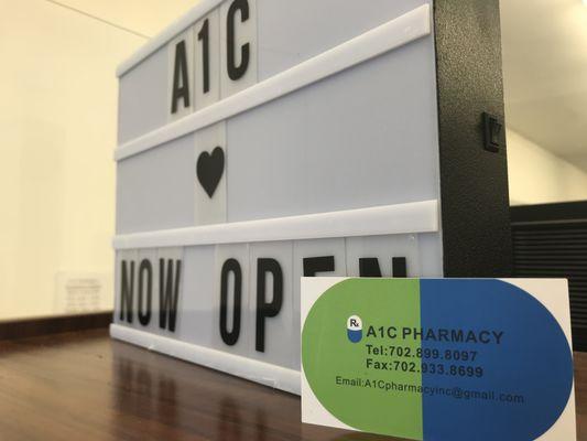 A1C pharmacy now open