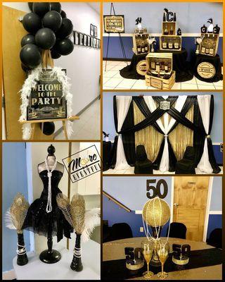 Harlem Nights Theme 50th Birthday Party!