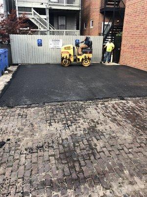 Asphalt repair after