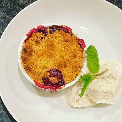 Berry cobbler