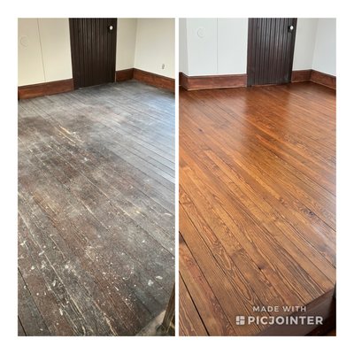 Old 136yr floors look brand new