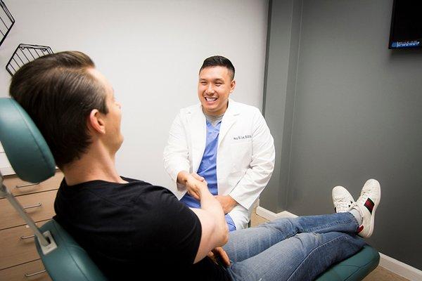 Dr. Le patient consultation