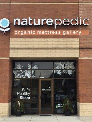 Naturepedic Organic Mattress Gallery Storefront.