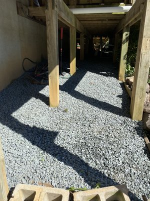 Gravel installation