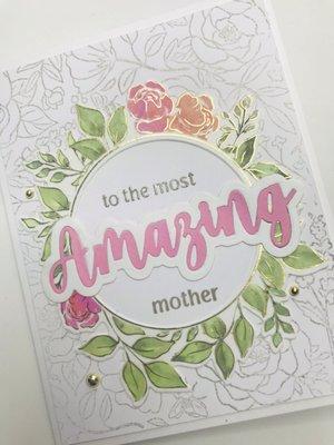 Handmade "Amazing Mother" Greeting Card
4everlasting.com