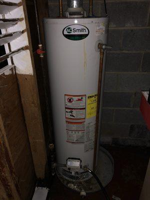 Water heater leaking, flooding basement